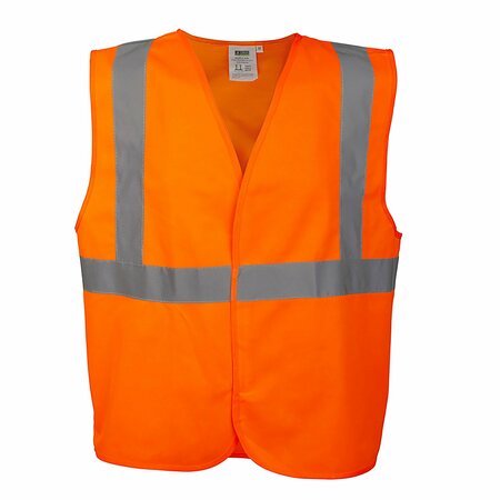 CORDOVA COR-BRITE Mesh Vests, Solid, Orange, L V220L